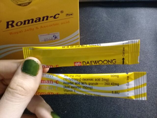 Royalpluz-  Hàng thay thế Roman - C ( sữa ong chúa, vit C, vit E) sáng da | Thế Giới Skin Care