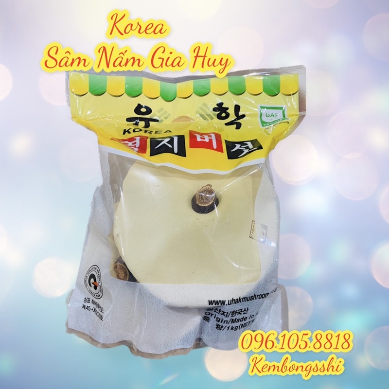 [HÀNG MỚI VỀ] Nấm Linh Chi UHAK 6 Năm Tuổi Hàn Quốc Túi 1kg