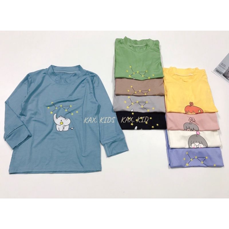 Áo bún thun lạnh dài tay bé trai bé gái size đại 15-25kg chất đẹp