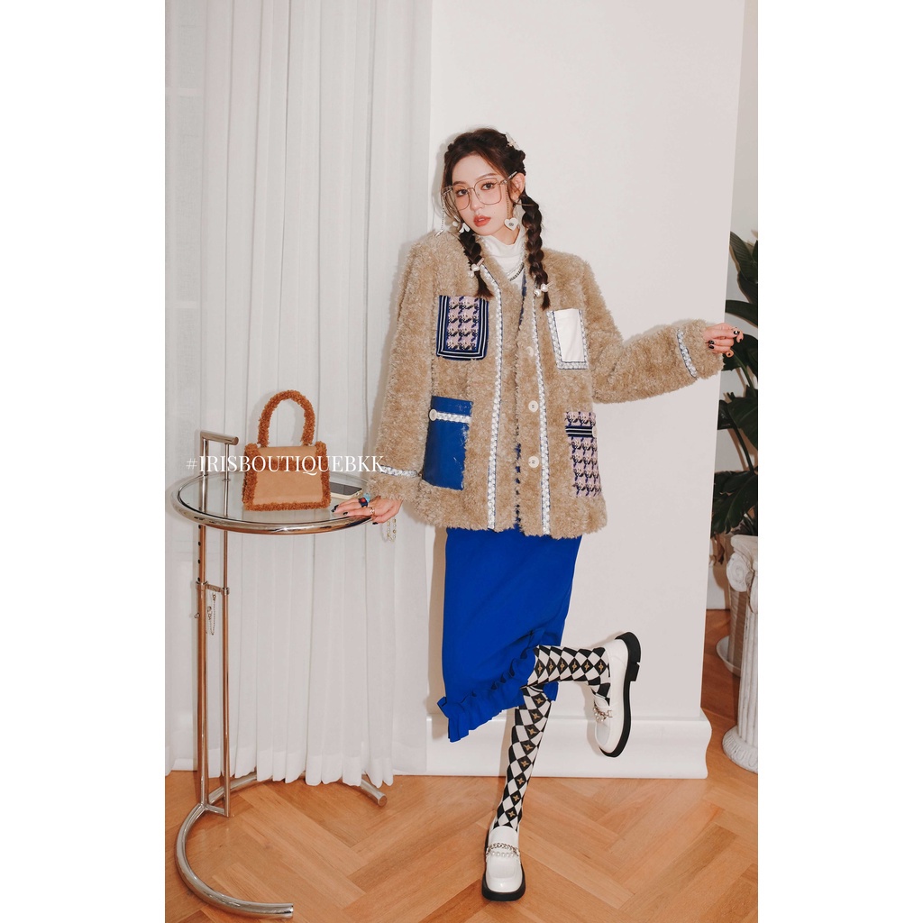 Iris Boutique IC2151140 22/SS Sheep Coat Áo khoác