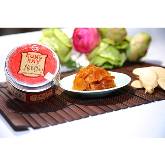 GỪNG SẤY MẬT ONG CAO CẤP PHÚC AN 150g Giúp ngủ ngon, tăng cường hệ miễn dịch