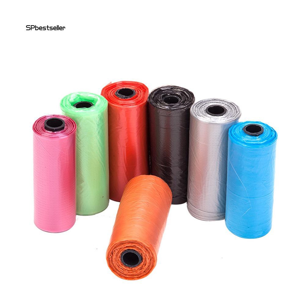 Set 4 cuộn 60 túi nylon đựng rác thải thú cưng tiện lợi