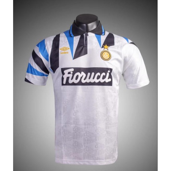 Áo đấu cổ điển chất lượng hàng đầu 07 / 08 88 / 90 92 / 93 94 / 95 04 / 05 Áo bóng đá Inter Áo sơ mi nam Áo bóng đá