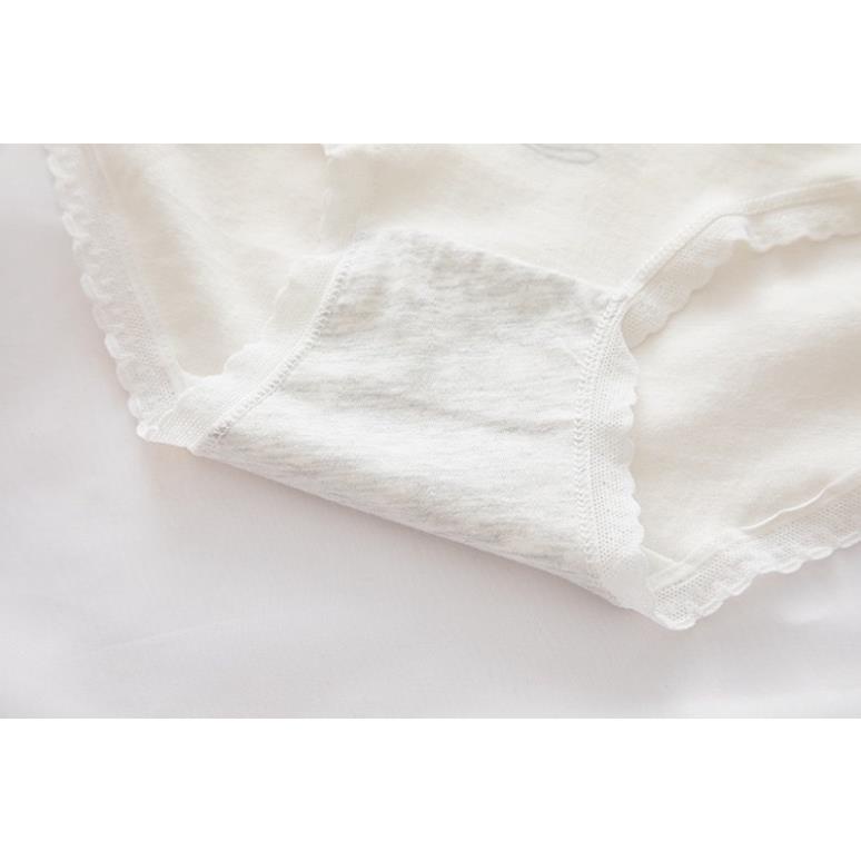Quần Lót Nữ ❤️ Quần Cotton Nữ Viền Phối Hình Mèo Điệu Đà Tôn Dáng 0133