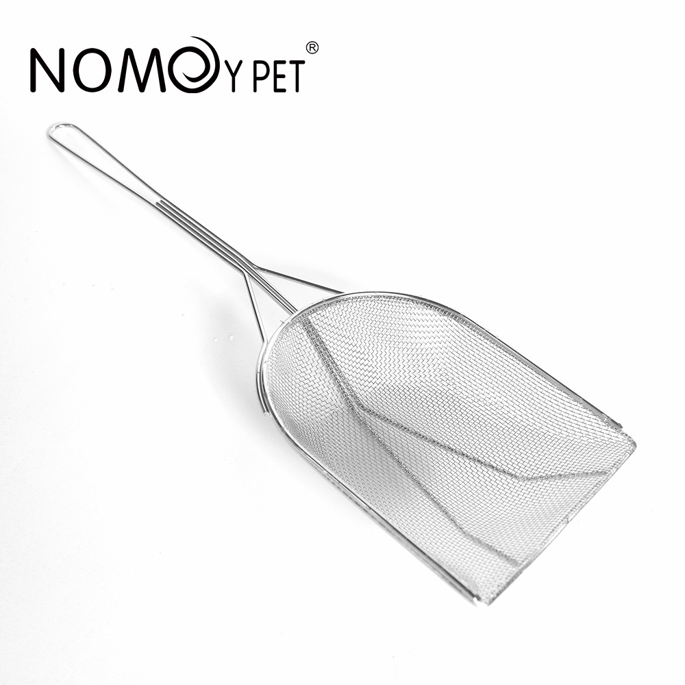 Xẻng sàng cát vệ sinh chuồng thú cưng bò sát  - xẻng sàng phân Thép không gỉ