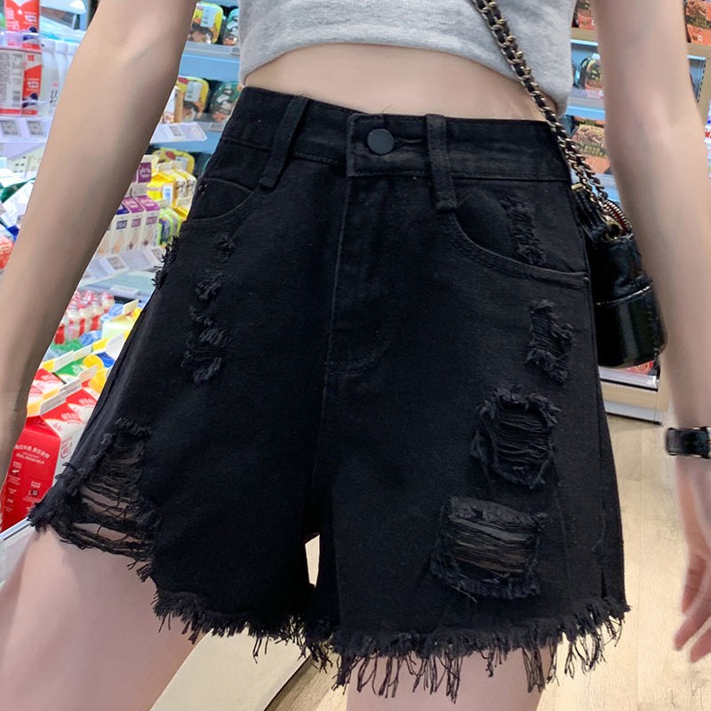 Quần Short Denim Lưng Cao Phong Cách Hàn Quốc 2020 Cho Nữ | BigBuy360 - bigbuy360.vn