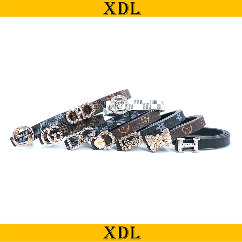 Thắt lưng nữ , thắt lưng trẻ em đầu khóa cài đính đá các hiệu siêu đẹp NC2F02