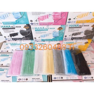 Khẩu trang y tế 4L Hana , Gia My giấy kk
