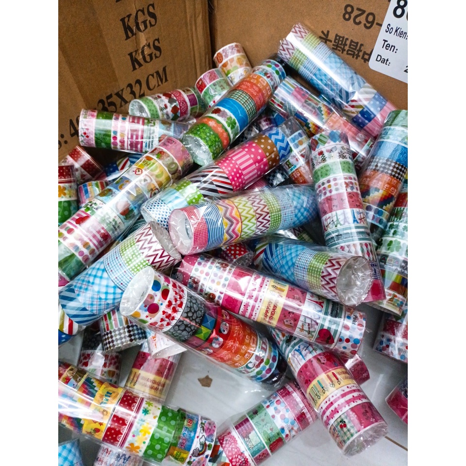 Băng keo trang trí họa tiết đáng yêu , mẫu ngẫu nhiên