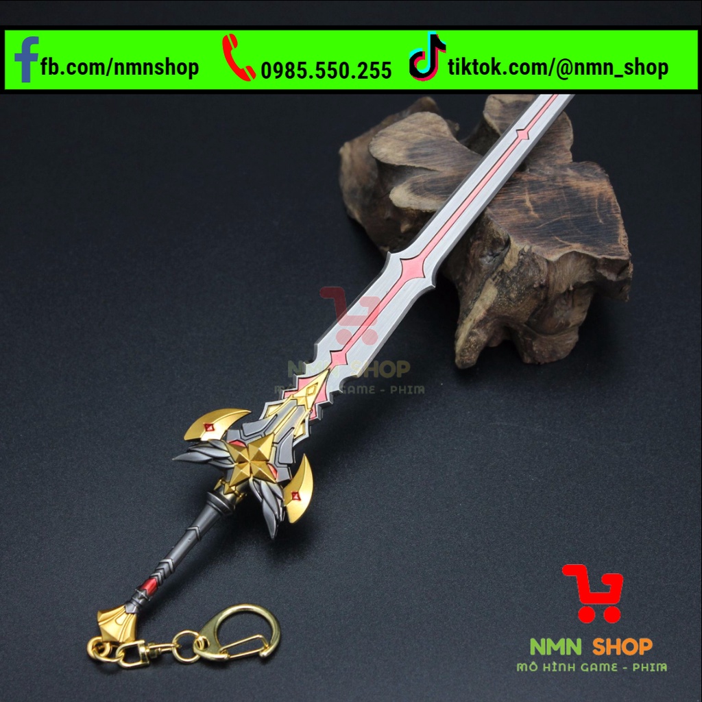 Mô hình game Genshin Impact - The Black Sword (K.iếm Đen) 21cm v2.0