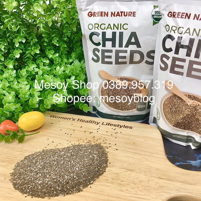 Hạt chia đen hữu cơ 100gr