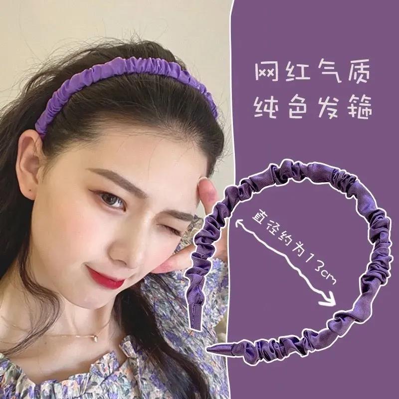 Băng Đô Vải Chống Trượt Thiết Kế Ngọt Ngào Thanh Lịch Phong Cách Hàn Quốc