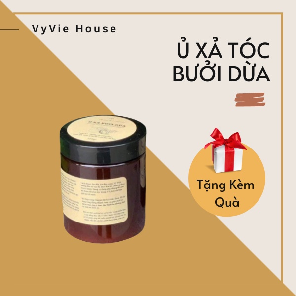 Ủ Xả Bưởi Dừa | Ủ xả thảo dược thiên nhiên dưỡng tóc mềm mượt, chắc khỏe