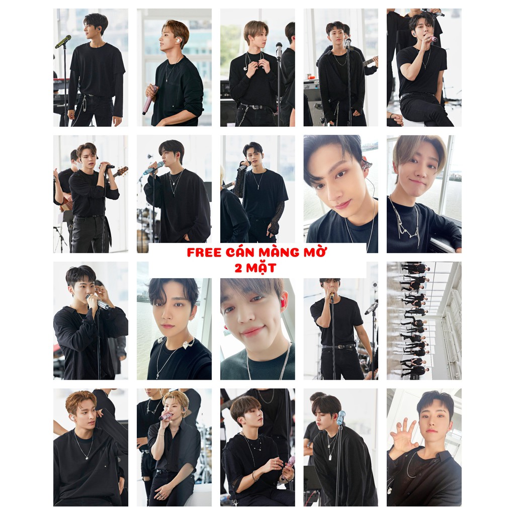 Lomo card 40 ảnh nhóm Seventeen - Rock with you Band Live