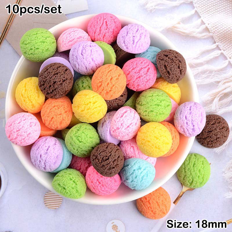 Set 10 phụ kiện xinh xắn dùng để trang trí điện thoại đồ thủ công