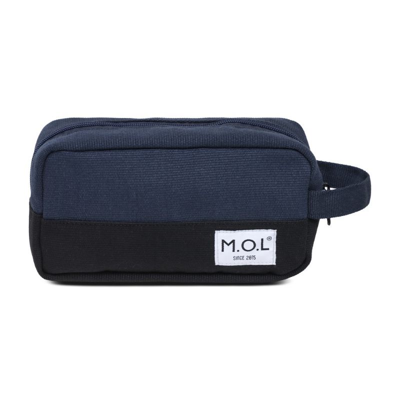 Túi đựng bút viết  bằng vải kiểu phối màu MOL TA001