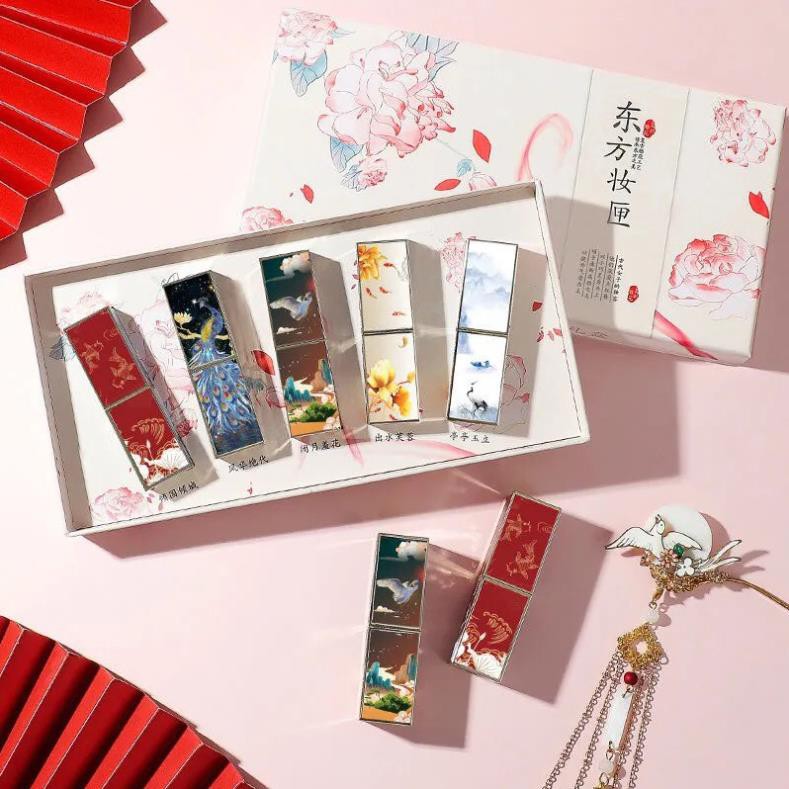 【Hàng Chính Hãng】Set 5 Cây Son Thỏi Màu Lì Siêu Đẹp-Siêu Cá Tính,Không Chì Không Độc Hại-MS014 | BigBuy360 - bigbuy360.vn