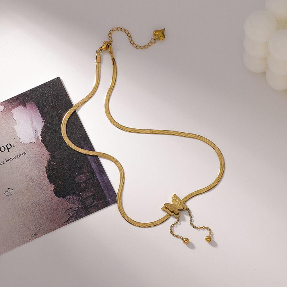 Vòng cổ Thép Titan Mặt Quả Cầu Phong Cách Vintage Hàn Quốc