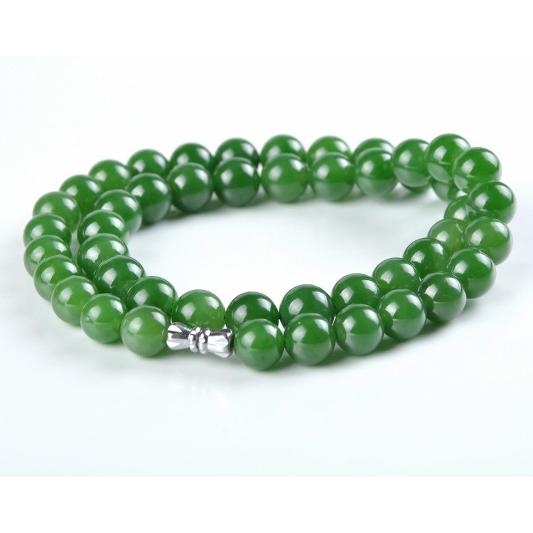 Chuỗi hạt xanh lá ngọc bích 6-12mm