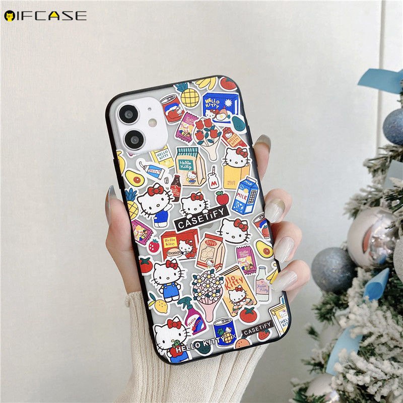 Ốp Điện Thoại Họa Tiết Hello Kitty Cho Oppo Reno 5 4 3 Pro 5f Lite 2z 2f F19 F17 F15 F11 Pro F9 F7 F5 F3 F1S