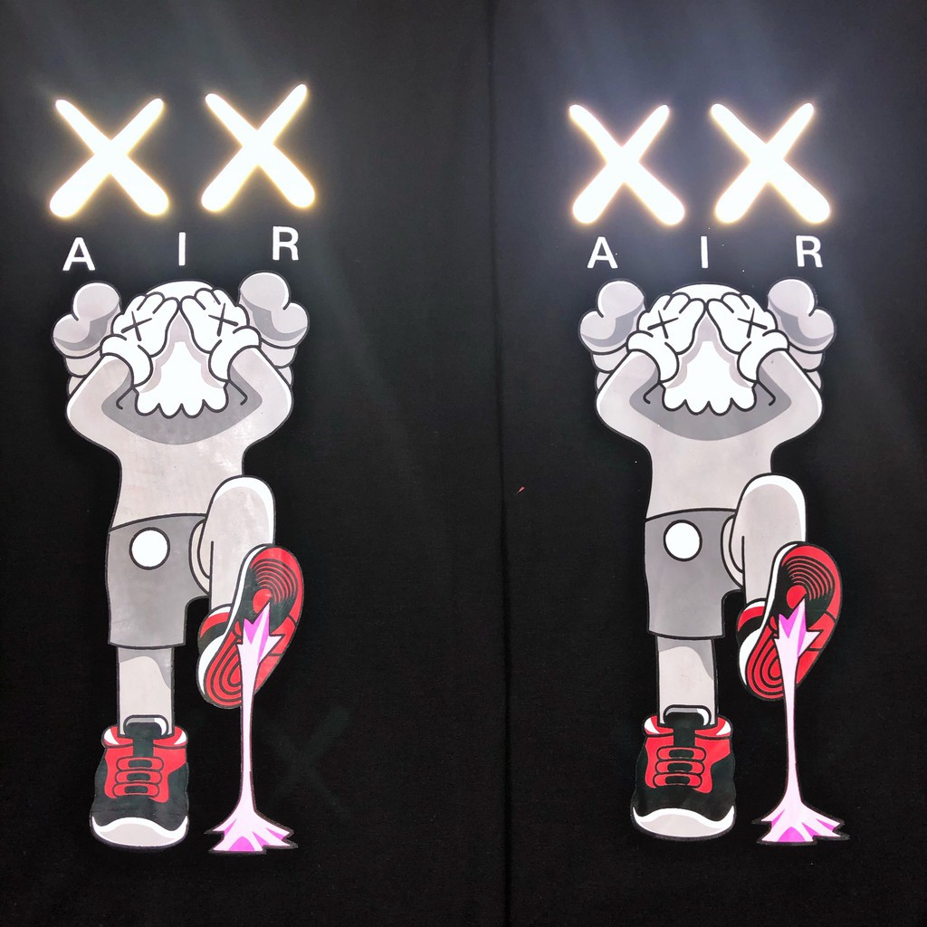 Áo thun KAWS phản quang unisex tay lỡ form rộng oversize | Tỉnh Lộ 10 | BigBuy360 - bigbuy360.vn