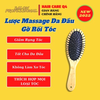 Lược Massage Da Đầu, Gỡ Rối Giảm Đứt Rụng Queen 606 - Hair Care Q4