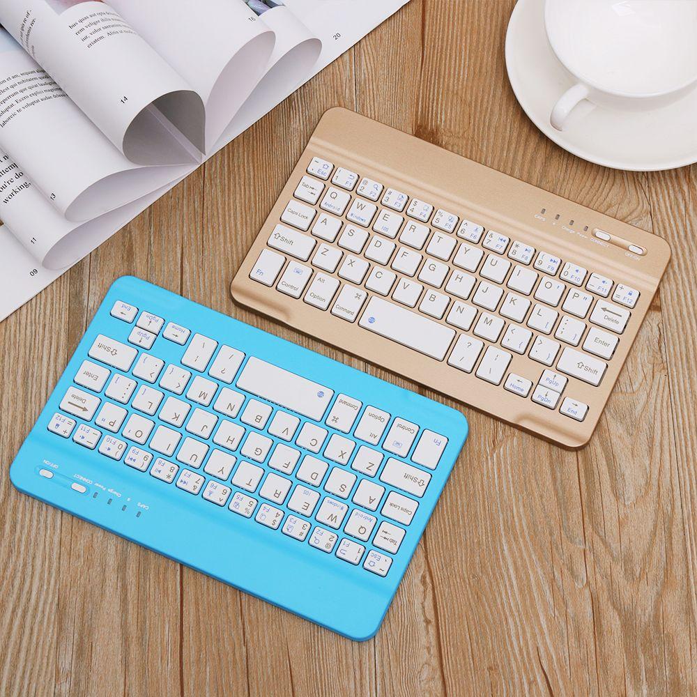 BEBETTERM Bàn Phím Bluetooth Không Dây Siêu Mỏng 59 Phím Cho Điện Thoại / Máy Tính Bảng / Laptop