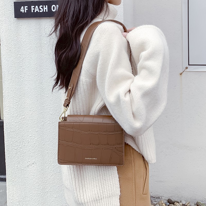 Túi xách nữ đeo chéo vân cá sấu da mềm thời thượng TX07 túi xách đeo vai | BigBuy360 - bigbuy360.vn