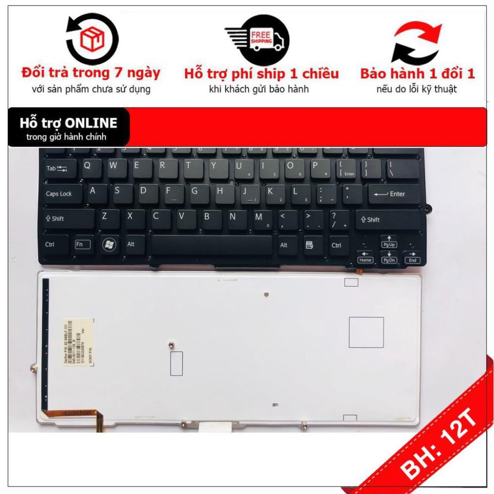[BH12TH] Bàn Phím Laptop SONY Vaio VPC SA SB SD Không Khung Hàng Mới 100% Bảo Hành 12 Tháng Toàn Quốc
