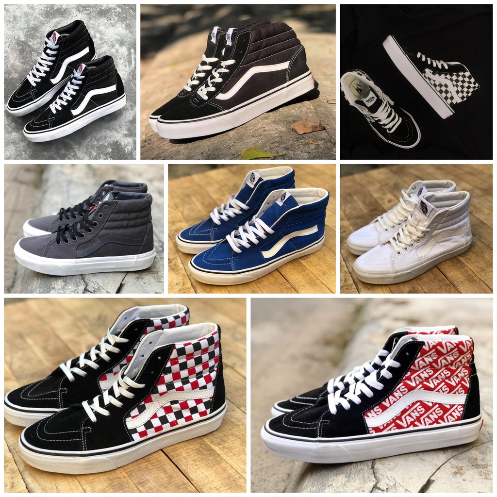 [Real 100%] Giày Vans Nam Nữ Cao Cổ SK8 Chính Hãng - Chicago Bulls Shop