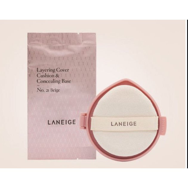 [LANEIGE] Lõi thay thế phấn nước cushion Laneige #Laneige #Layering #Cover #Cushion SPF34 PA++ & #Concealing Base SPF50+