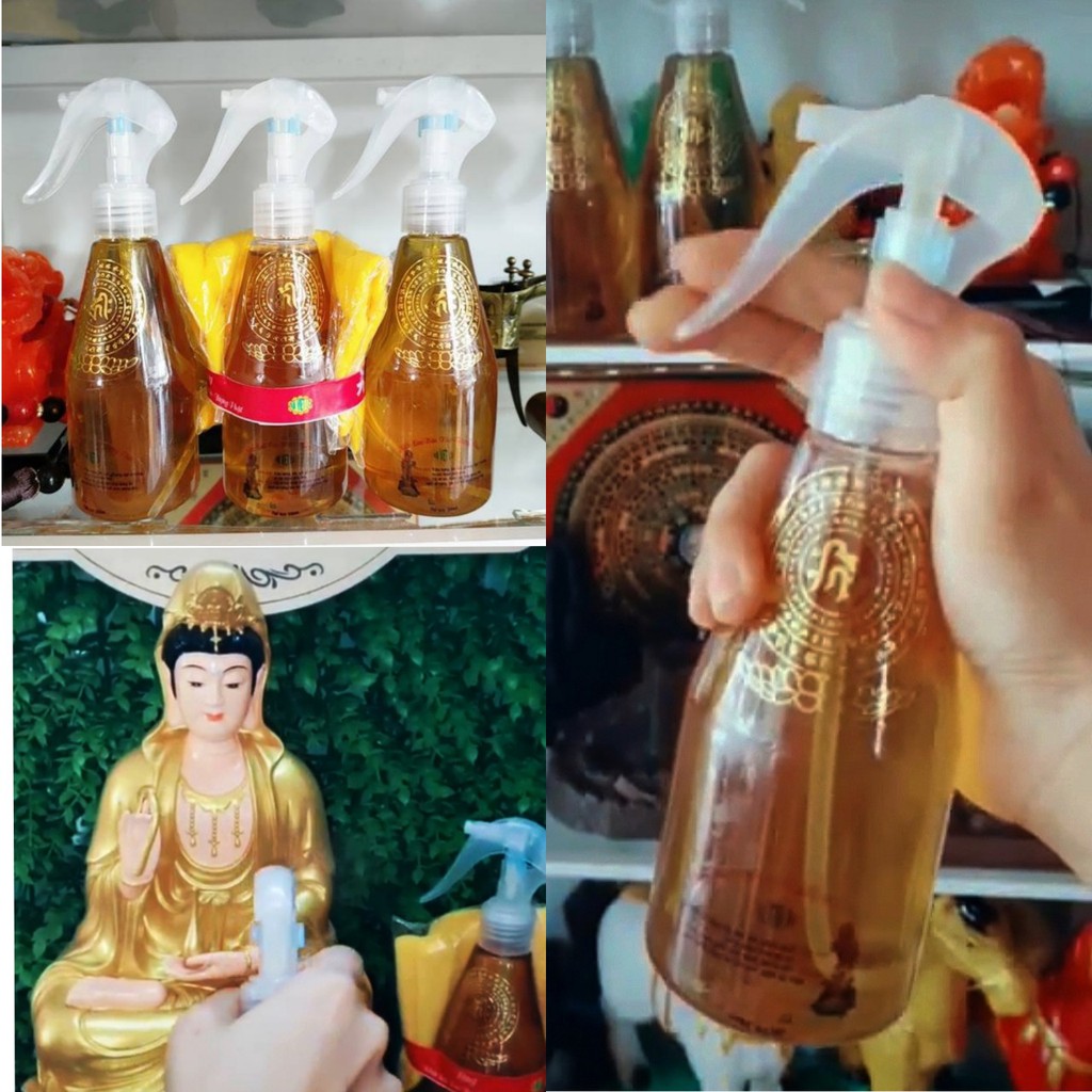 Nước tắm Phật,lau Tượng cao cấp dạng XỊT -SIÊU Tiện lợi,Tiết kiệmOm Mani Padme Hum