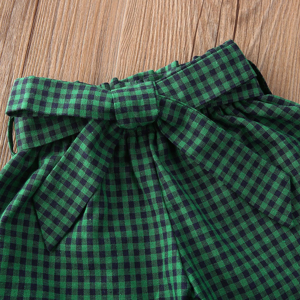 Set áo hai dây + quần ngắn cho bé gái 1-4 tuổi