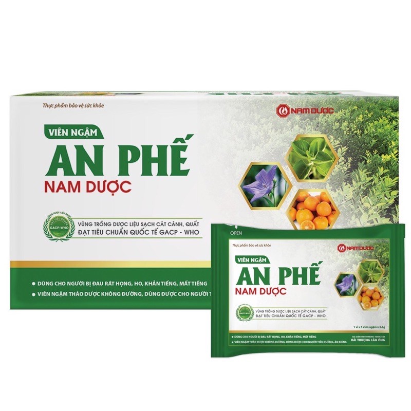 KẸO NGẬM HO AN PHẾ -GÓI 5 VIÊN