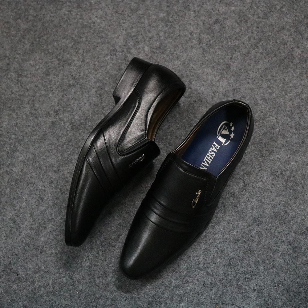 Giày công sở nam kiểu 3 đường nhấn mới nhất | BigBuy360 - bigbuy360.vn