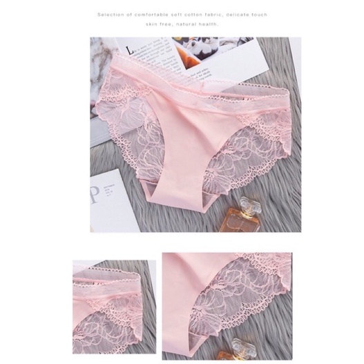 Quần lót nữ phối ren chất liệu đúc xu siêu đẹp | BigBuy360 - bigbuy360.vn