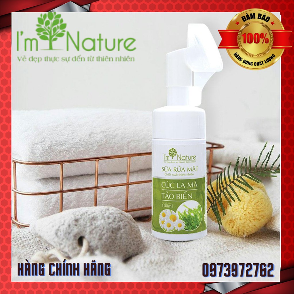 SỮA RỬA MẶT ĐẦU CỌ SILICON I'M NATURE