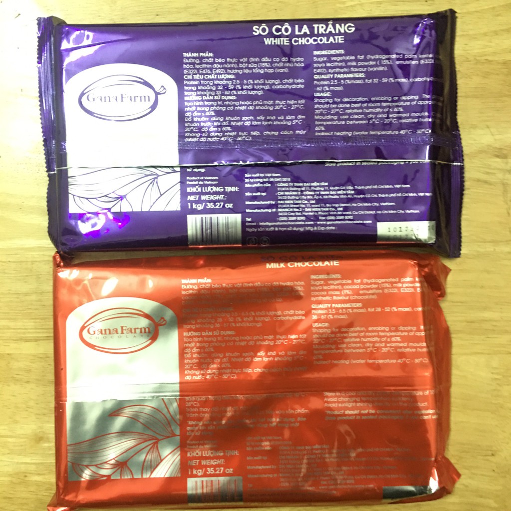 Socola đen, trắng 110-115g | BigBuy360 - bigbuy360.vn