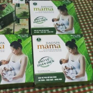 Nước xông tắm Dao Spa Mama cho phụ nữ sau sinh, date mới nhất(Hộp 3 lọ), 1 lọ giá 95k