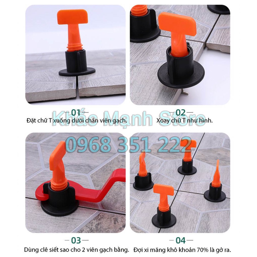 Dụng Cụ Cố Định Gạch Men - Combo 50 Cái