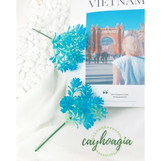 Cây giả - cụm san hô xanh decor