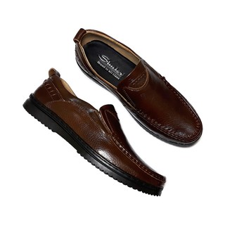 Giày Lười Nam Simier Da Bò Thật - SM26