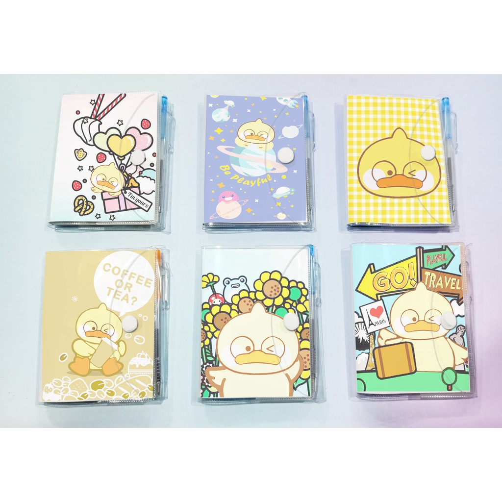 sổ kèm bút vịt dake duck SB47 9.5x12cm tập có viết nomo duck cute dễ thương