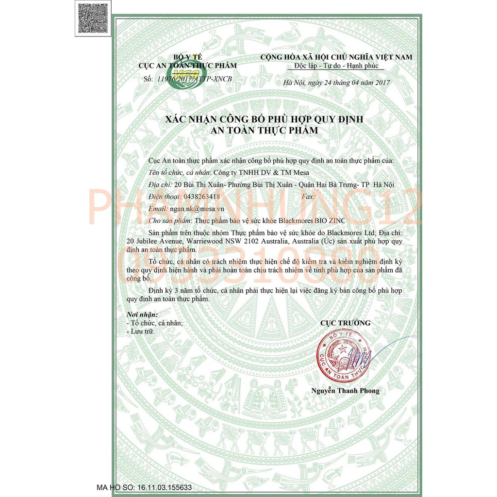 [Mã FMCGLOC giảm 5% đơn 250K] Viên kẽm Bio Zinc Blackmores (84v) | BigBuy360 - bigbuy360.vn