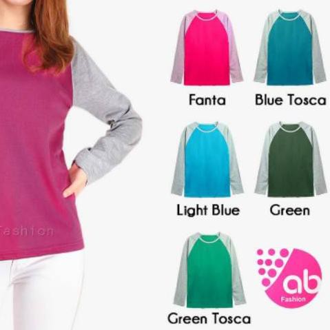 Ab Raglan Dài Tay Nhiều Màu Sắc Size Xxl