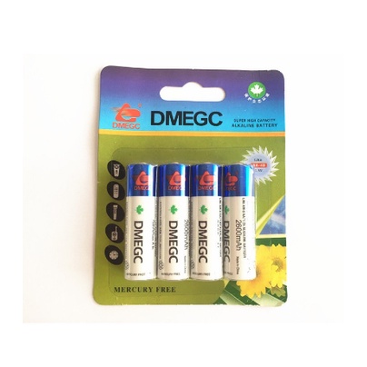 Combo 4 viên Pin AA Alkaline DMEGC 2.600mah Dung lượng cao cho chuột không dây | Fuhlen A09B