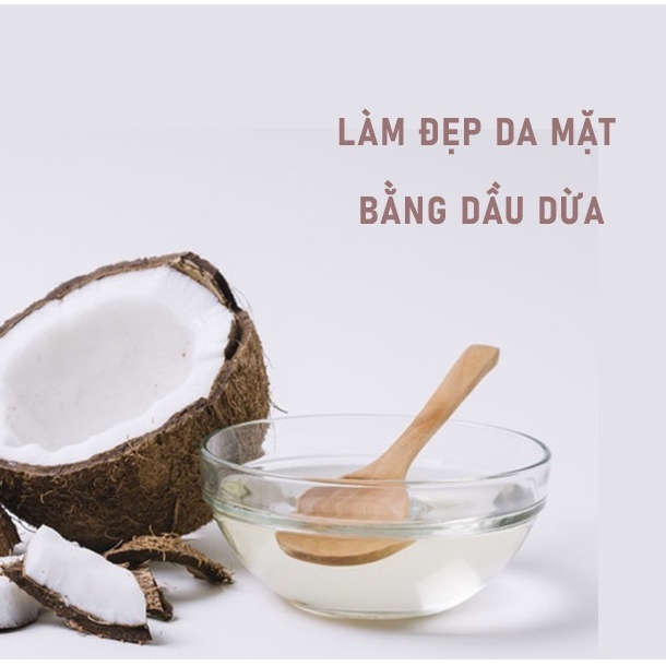 10ml Dầu Dừa Nguyên Chất (Coconut Oil) - Nguyên Liệu Mỹ Phẩm Handmade