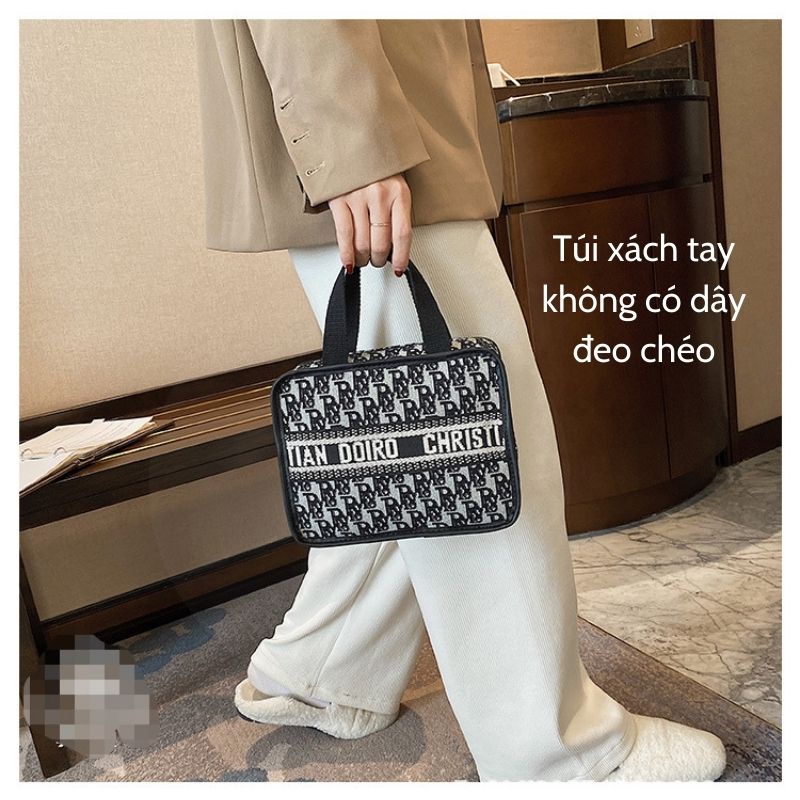 Túi xách nữ cầm tay tote thổ cẩm dio form to có khóa kéo siêu đẹp thời trang XIAOMIMI T3.011