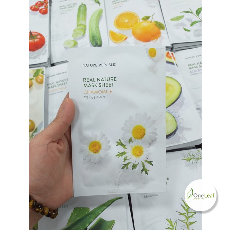 Lẻ miếng Mặt nạ NATURE Republic Real Nature Mask Sheet 23ml OL224