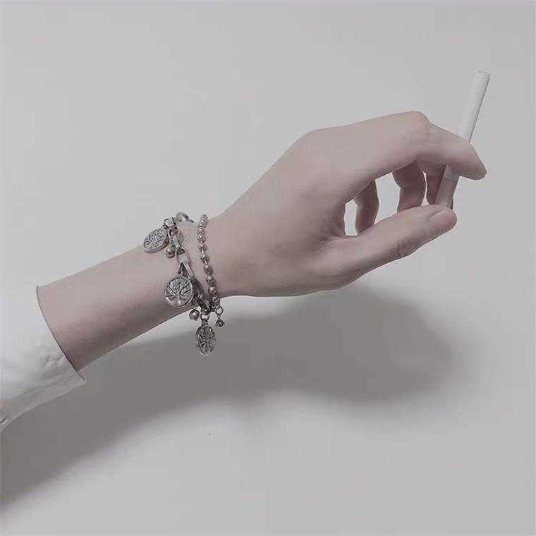 Vòng Tay Hai Lớp Bằng Kim Loại 2241 Thời Trang Cho Cặp Đôi
